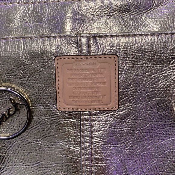 leather coach purse - Picture 2 of 4